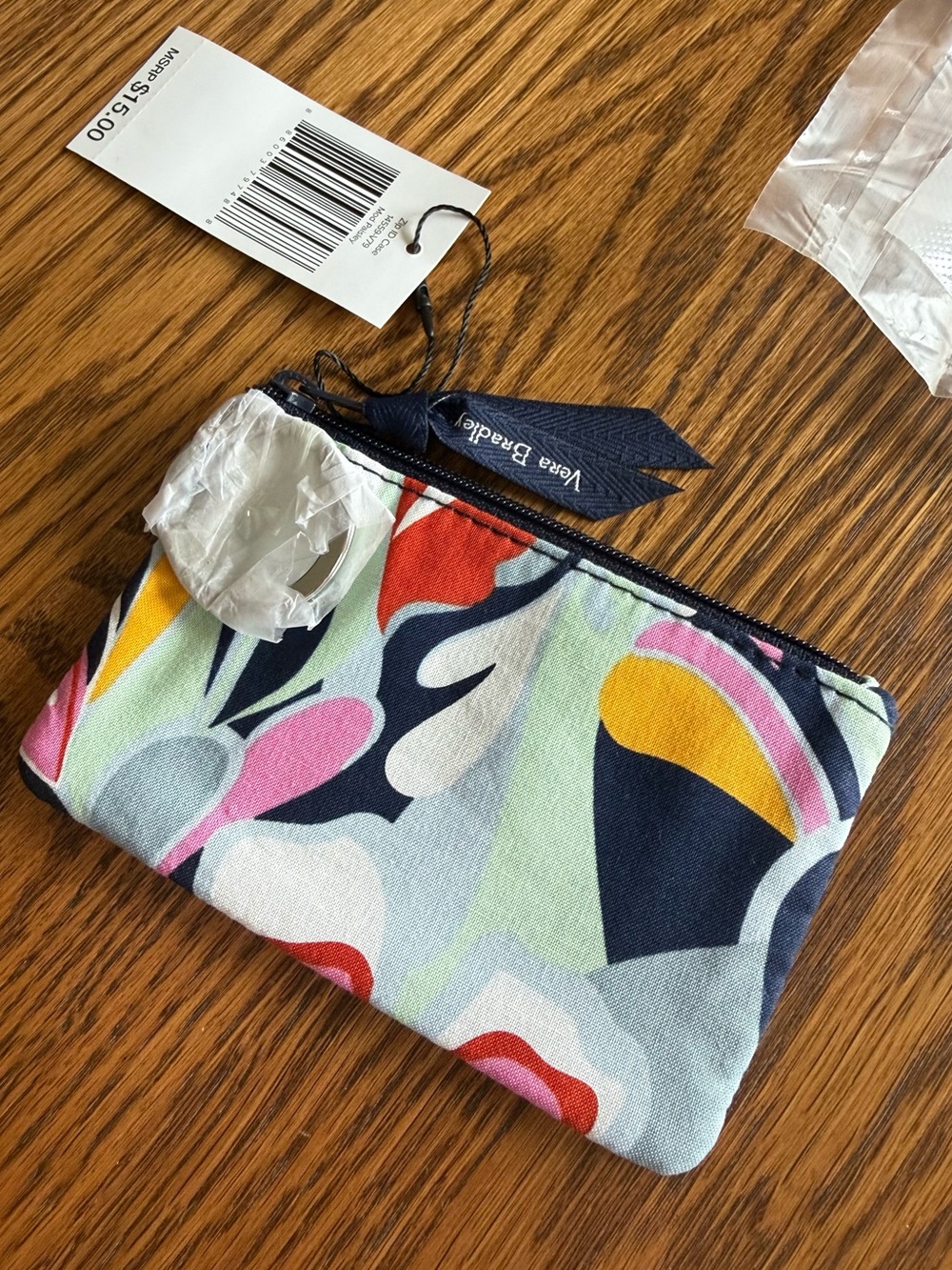 NWT Vera Bradley Zip ID Case Holder Mod Paisley